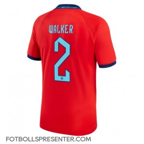 England Kyle Walker #2 Borta Matchtröja VM 2022 Kortärmad